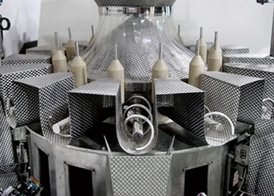 Parafuso que alimenta a 14 o pesador principal de Multihead