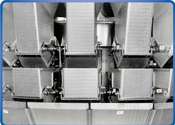 Parafuso que alimenta a 14 o pesador principal de Multihead