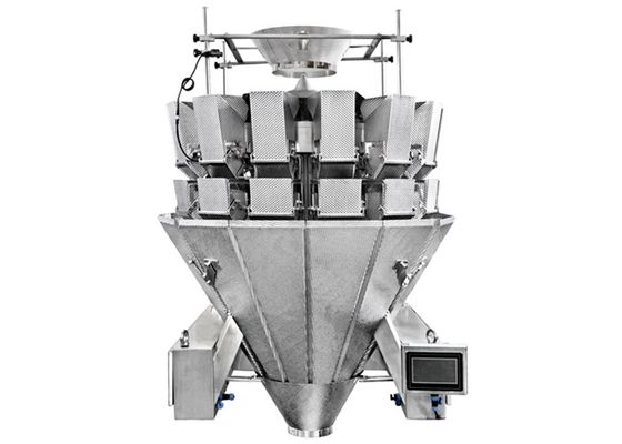 Máquina de empacotamento totalmente automático do copo com o pesador para alimentos de petisco de empacotamento, doces de Multihead