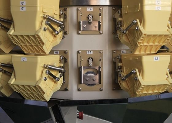 Pesador de Multihead do aço carbono com o funil 2.0L plástico